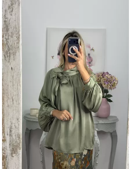 Camisa Trama verde