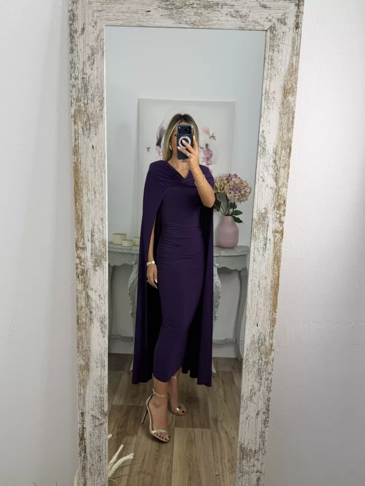 Vestido Capa morado