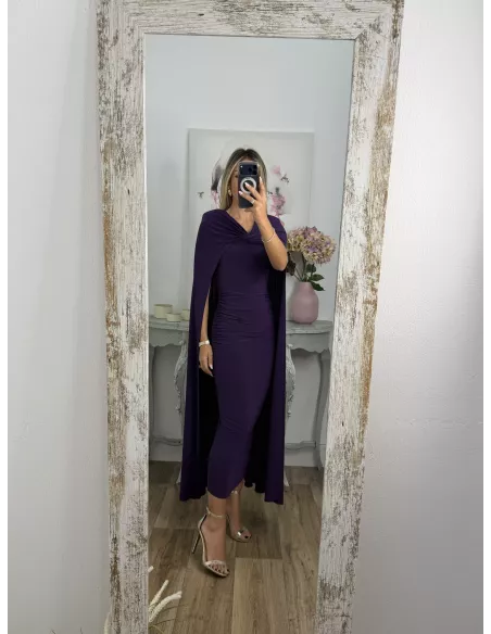 Vestido Capa morado