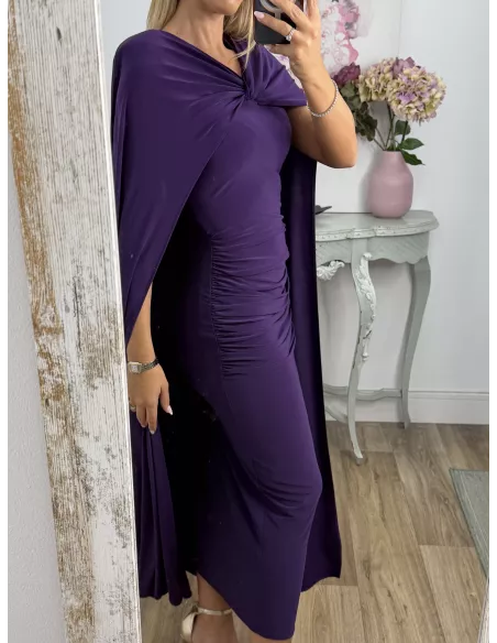 Vestido Capa morado