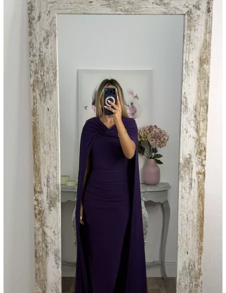 Vestido Capa morado