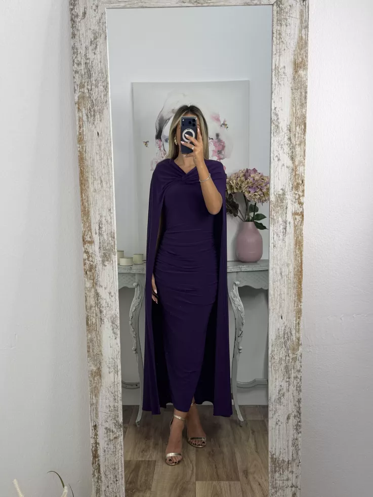Vestido Capa morado