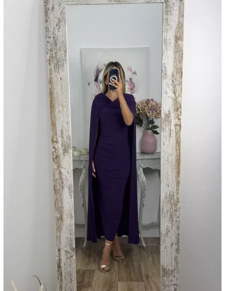 Vestido Capa morado