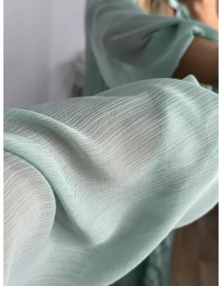 Vestido Casandra largo verdeagua