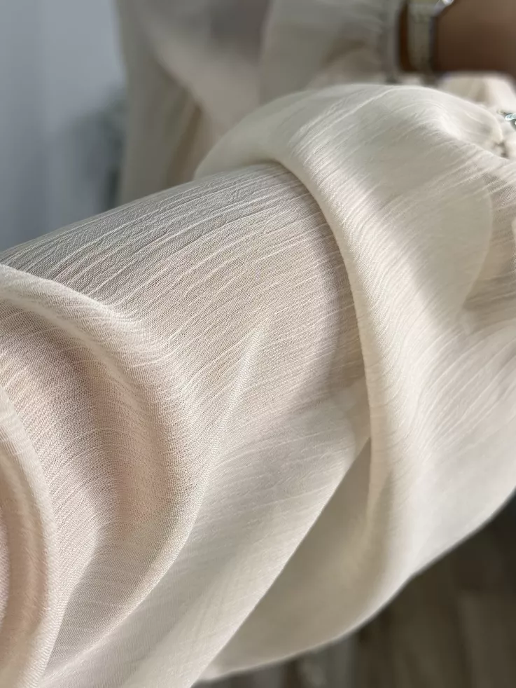 Vestido Casandra largo beige