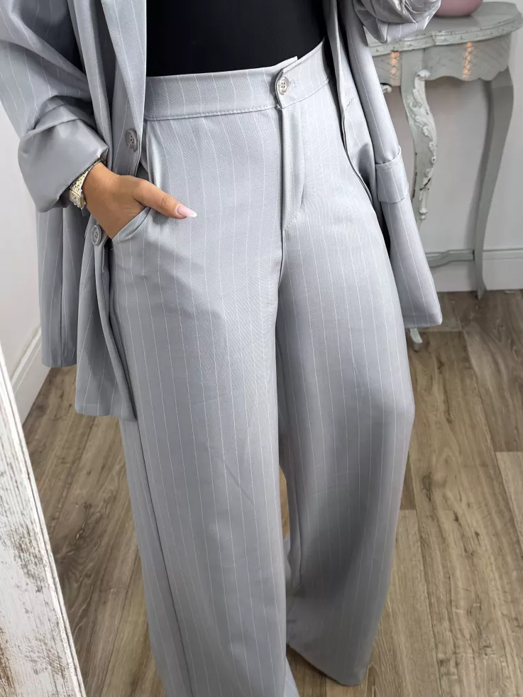 Traje de chaqueta Chiara gris