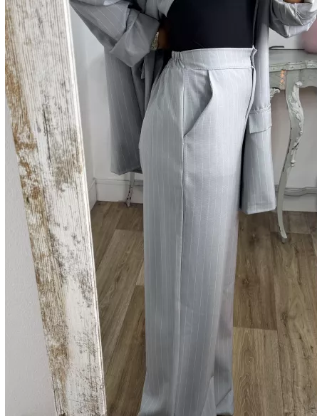 Traje de chaqueta Chiara gris