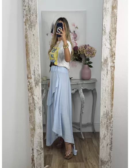 Falda Marea azul