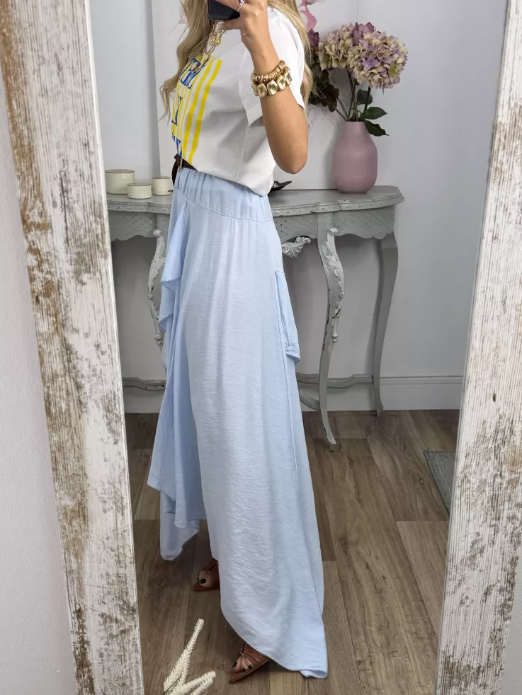 Falda Marea azul