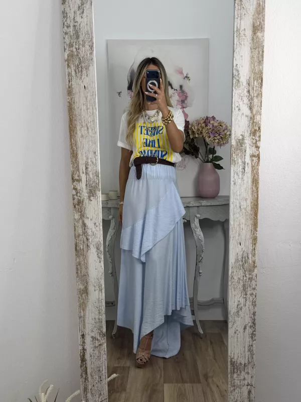 Falda Marea azul