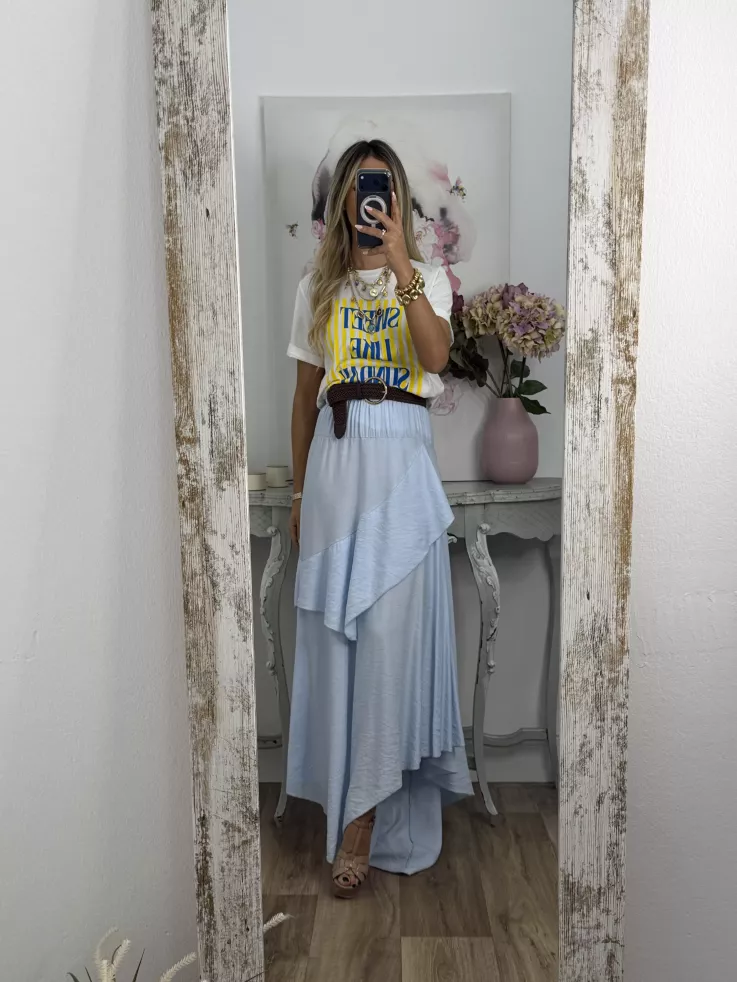 Falda Marea azul