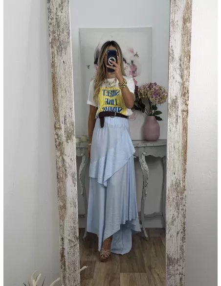 Falda Marea azul