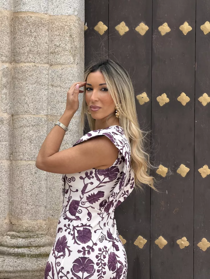 Vestido Alcalá morado
