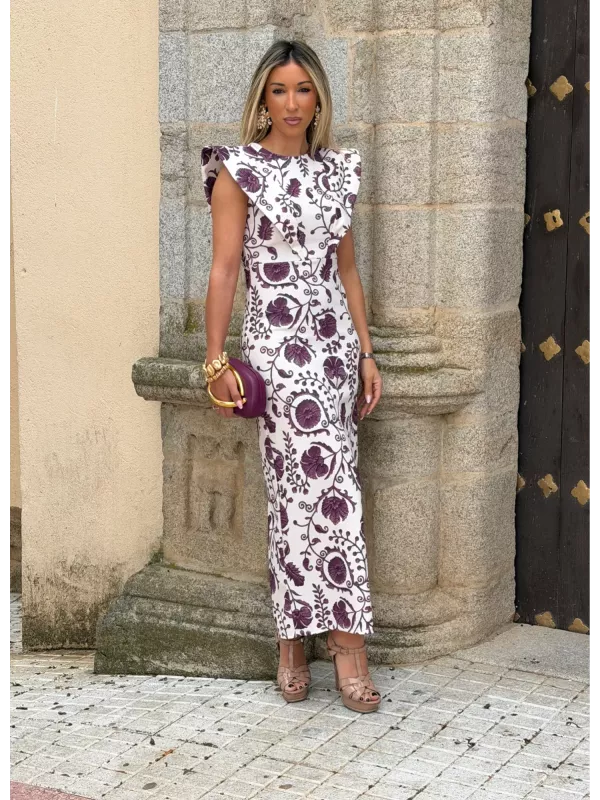 Vestido Alcalá morado