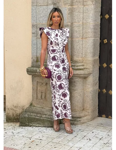Vestido Alcalá morado