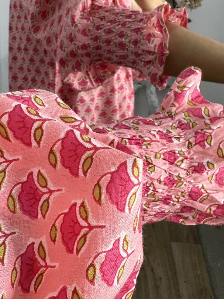 Camisa Rosalia rosa