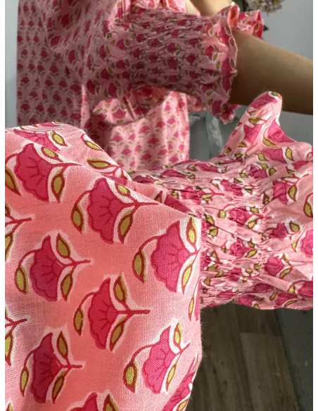 Camisa Rosalia rosa