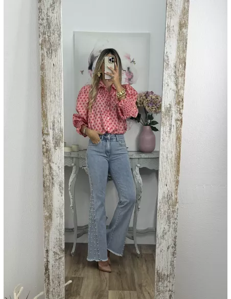 Camisa Rosalia rosa