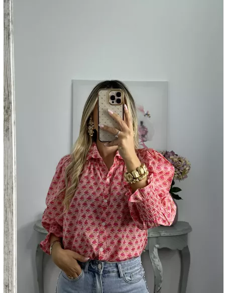 Camisa Rosalia rosa