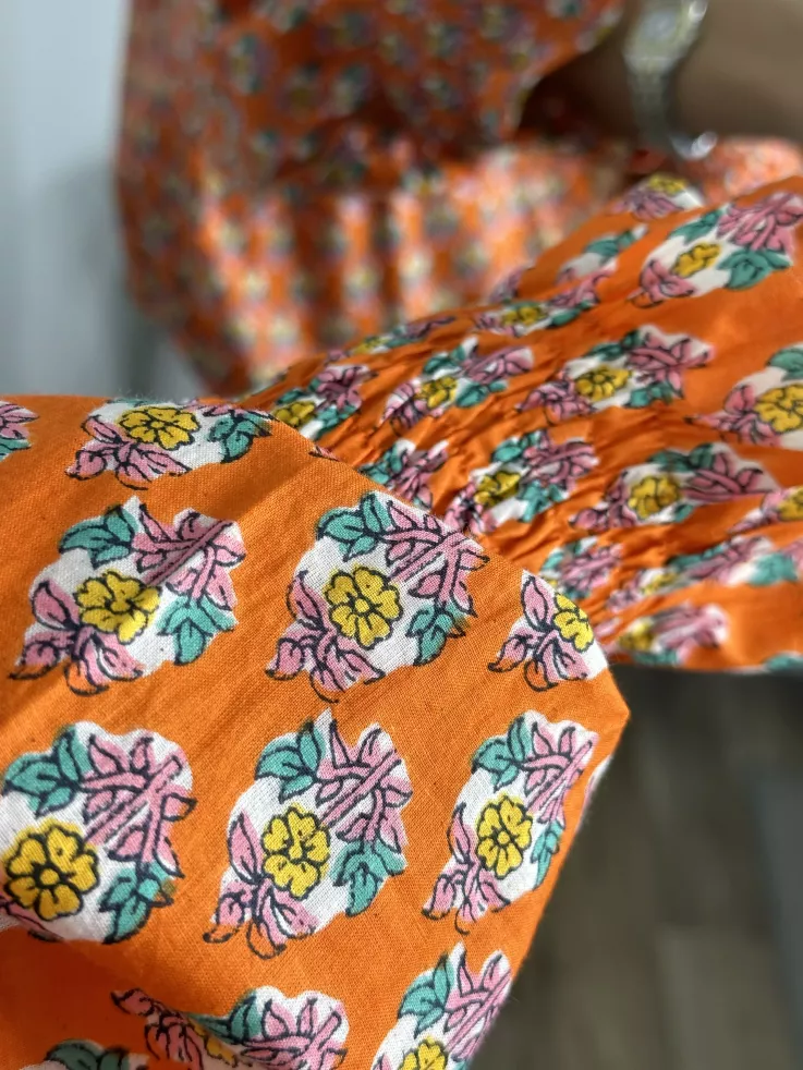Camisa Rosalia naranja
