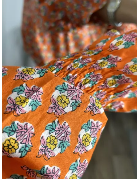 Camisa Rosalia naranja