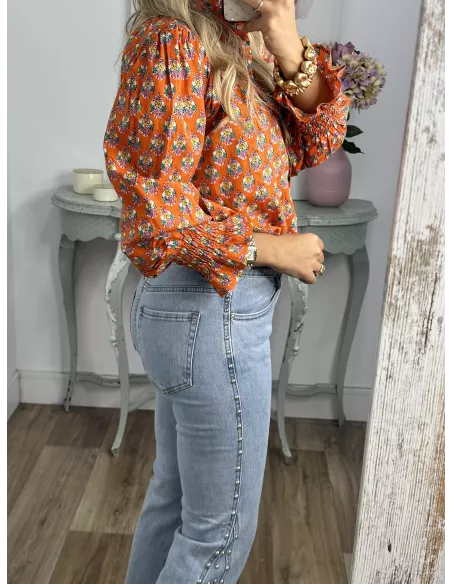 Camisa Rosalia naranja
