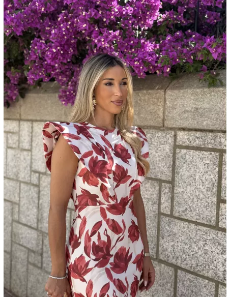 Vestido Alcalá teja