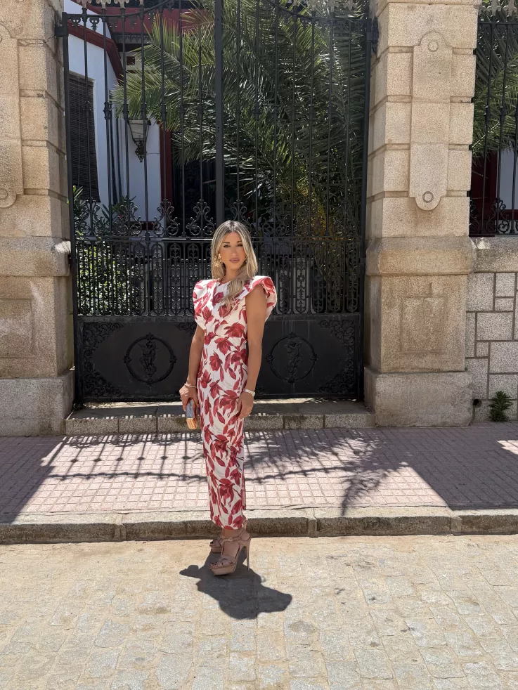 Vestido Alcalá teja