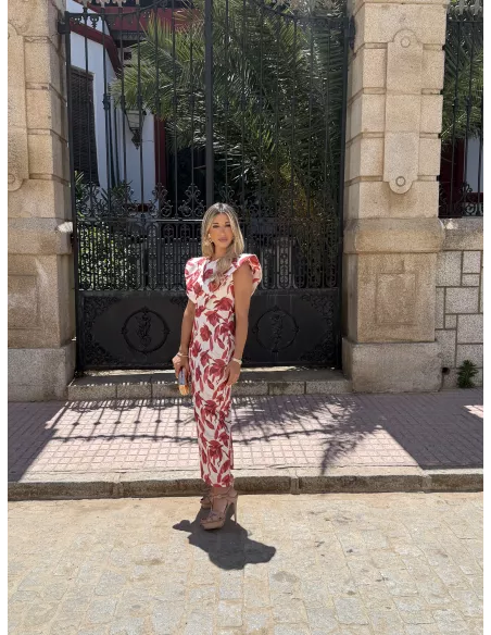 Vestido Alcalá teja