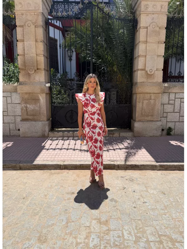 Vestido Alcalá teja