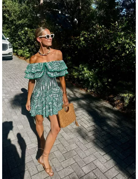 Vestido Tavira verde