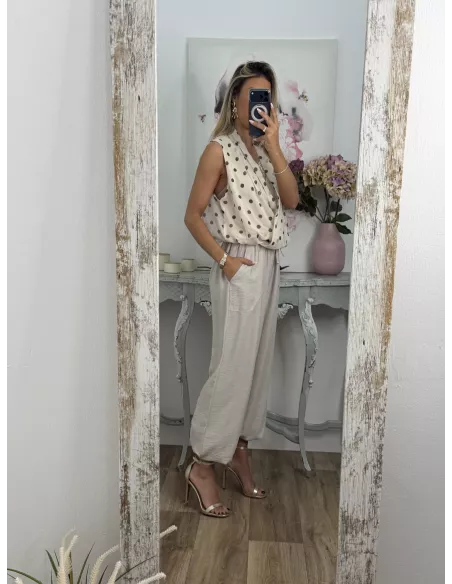 Pantalón Helena beige