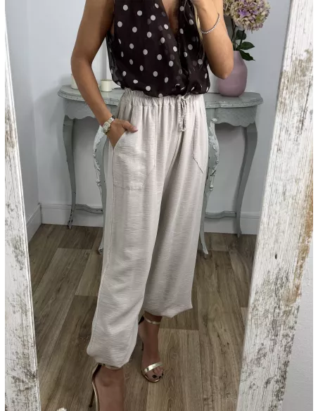 Pantalón Helena beige
