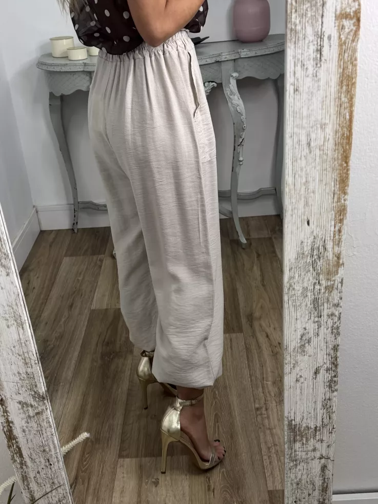Pantalón Helena beige