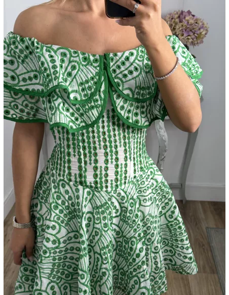 Vestido Tavira verde