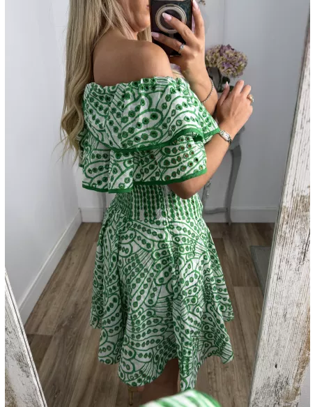 Vestido Tavira verde
