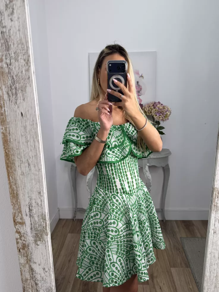 Vestido Tavira verde