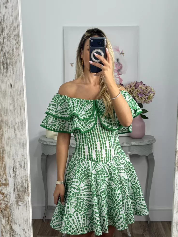 Vestido Tavira verde