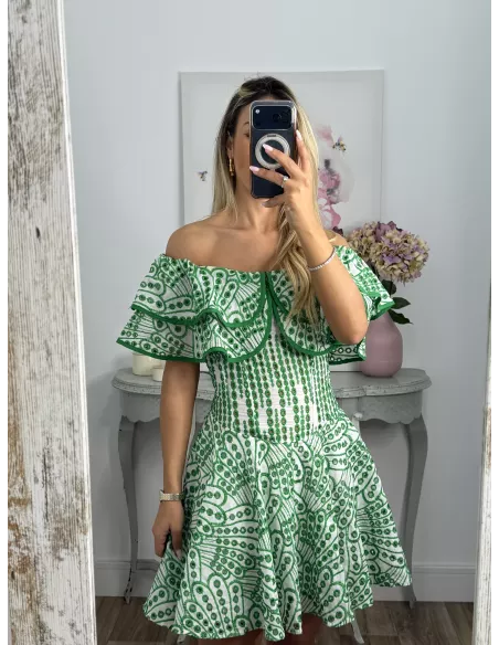 Vestido Tavira verde