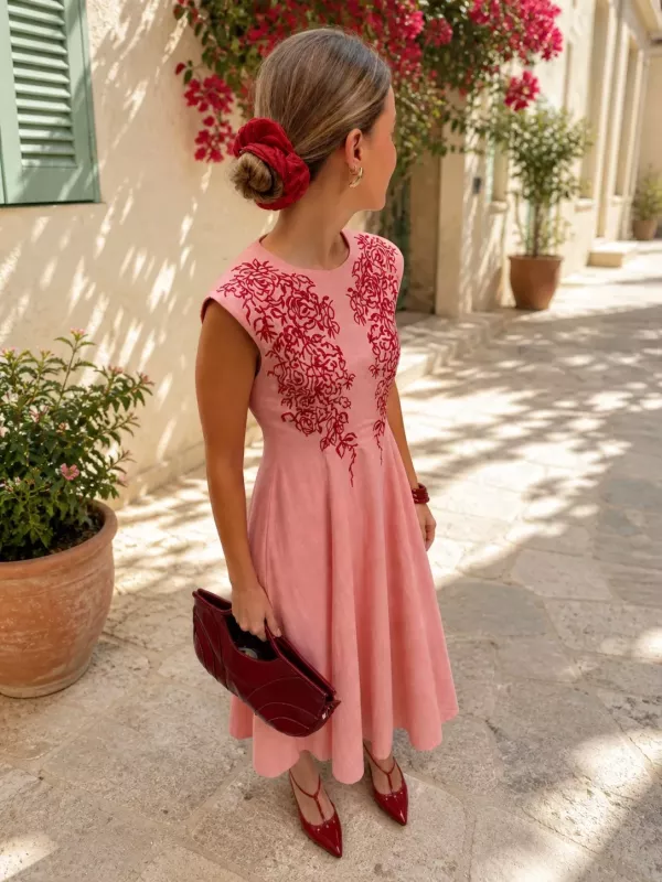 Vestido Bruna rosa