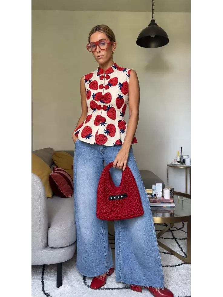 Camisa Goyesca Cherry