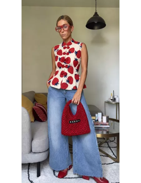 Camisa Goyesca Cherry