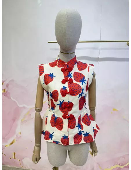 Camisa Goyesca Cherry