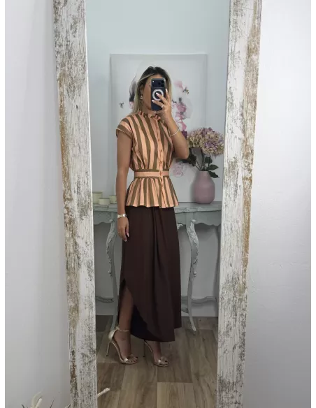 Pantalón Ingrid choco