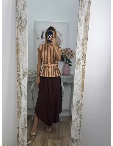 Pantalón Ingrid choco