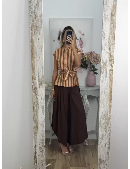 Pantalón Ingrid choco
