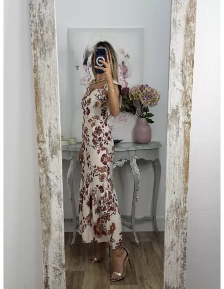 Vestido Holly teja
