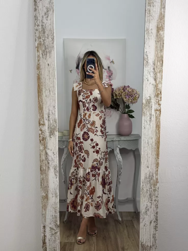 Vestido Holly teja