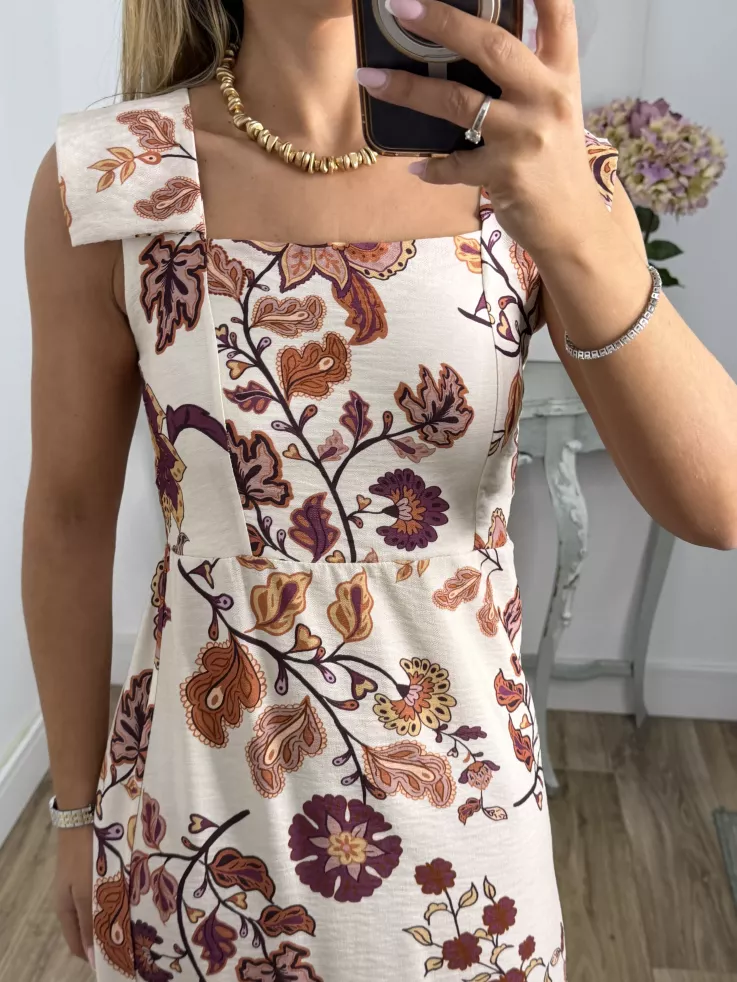 Vestido Holly teja