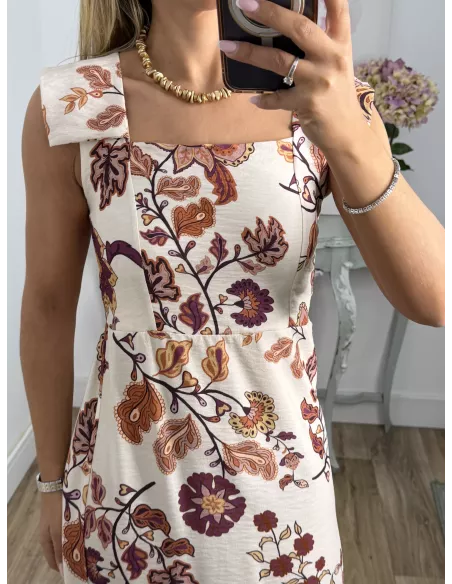 Vestido Holly teja
